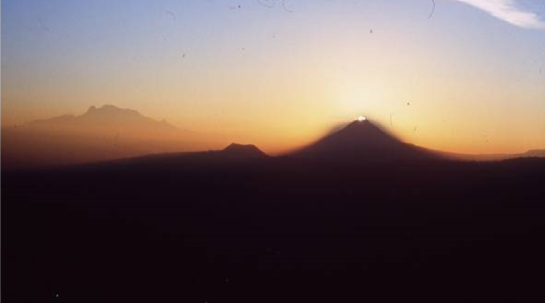 
<br>El Popocatépetl, marcador solsticial en Milpa Alta y Xochimilco